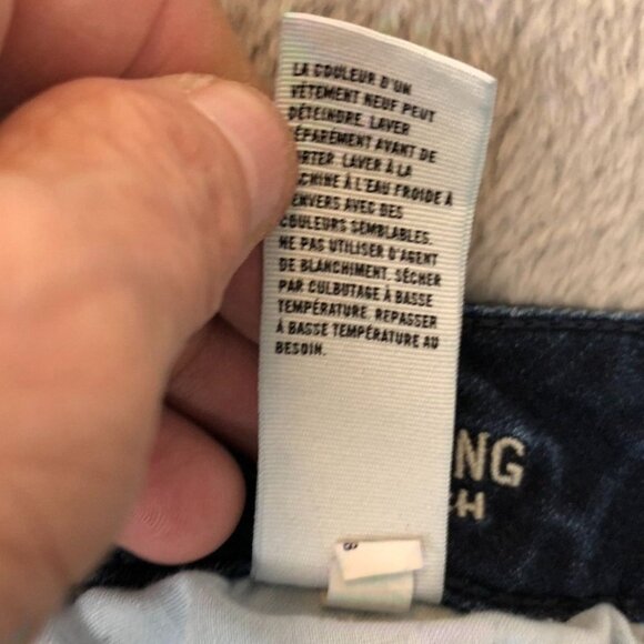 American Eagle Outfitters Womens Jeans 2 High Rise Jeggings Straight Blue Denim - Picture 9 of 14